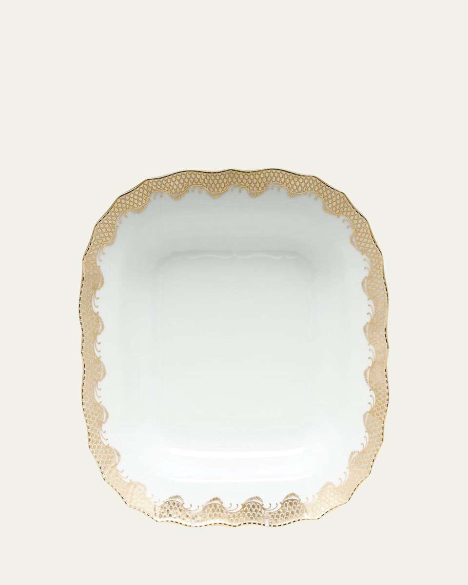 Gold Fish Scale Fruit Dish